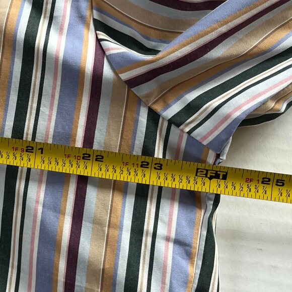 Faithfull The Brand Sz M Oversized Organic Cotton Striped Dress Shirt Blouse - Picture 11 of 12